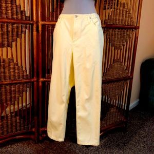 Yellow Jeans- Liz Claiborne- Size 14